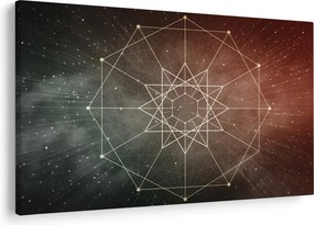 Obraz - Vesmírny dodecagram (90x60 cm)