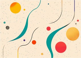 Obraz - Minimalistická farebná ilustrácia (70x50 cm)