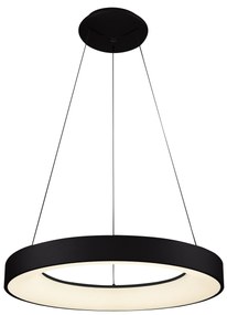 Moderný luster Santana 60 Cct čierna + diaľkové ovládanie