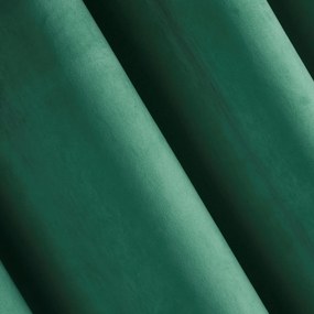 ZATEMŇOVACÍ ZÁVES NA KRÚŽKOCH MELANIE 140X250 CM TMAVOZELENÁ