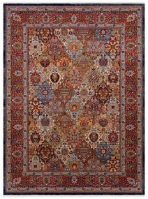 Koberec KESHAN Fredzle, Ornament, ramka orientálny 7576/53511 terakota