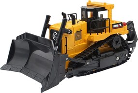 HUINA Buldozér Stavebné vozidlo na diaľkové ovládanie 1:16 R/C Yellow