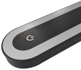 LED Stmievateľná dotyková stolná lampa MADERA LED/7W/230V čierna