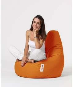 Sedací vak Dolce (oranžová). Akcia -20%. Vlastná spoľahlivá doprava až k Vám domov. 1101613