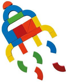 Magnetický kreatívny kufrík s tvarmi