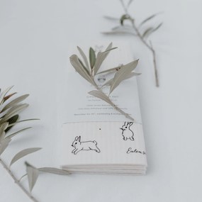 Eulenschnitt Prírodná hubová utierka Rabbit – set 3 ks