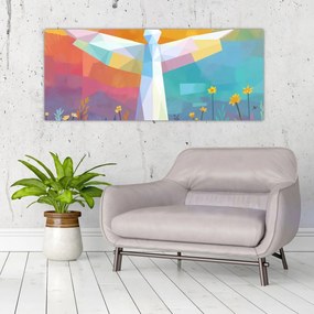 Obraz - Strážca kvetov (120x50 cm)
