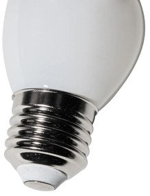 Sada 5 ks E27 dimbare LED lamp P45 opaal glas 3W 250 lm 2700K