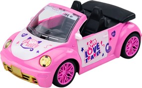 LEAN Toys Konvertibilné RC autíčko na diaľkové ovládanie pre bábiky ružové