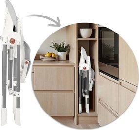 Detská stolička 3v1 Nukido Elite - sivá