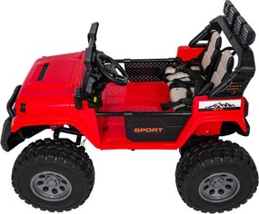 Elektrické autíčko Extreme Sport 4x4 červené