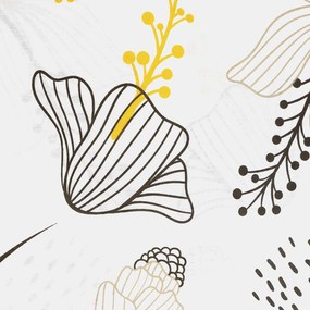 RENFORCÉ OBLIEČKY CHARLOTTE EXCLUSIVE 200X220 CM, 2 KS 70X80 CM KVETY