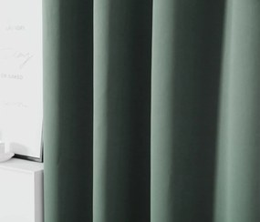 Záves OXFORD 140x270 cm, sivozelený Zavesenie: Riasiaca páska
