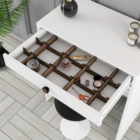 Kozmetický stolík Lizbon Mirror White