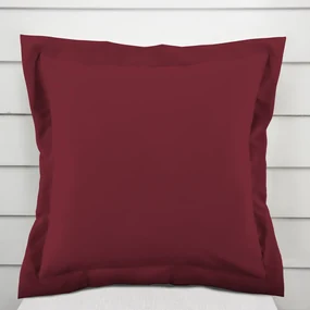 Biante Dekoračná obliečka na vankúš s lemom Rongo RG-044 Tmavé bordó 45 x 45 cm