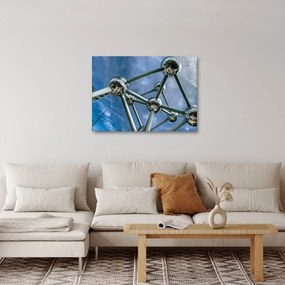 Obraz - atómium v Bruseli (70x50 cm)
