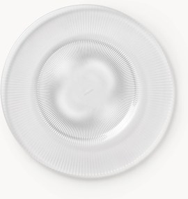 Drážkované plytké taniere Effie, 4 ks