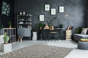 Obsession, AKCIA: 120x170 cm Ručne tkaný kusový koberec Passion 730 Stone, šedá, kancelária