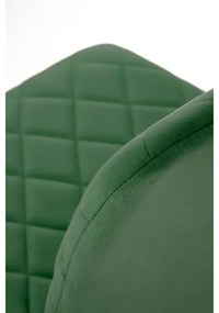 Jedálenská stolička ORIS, 1 ks, tmavozelená