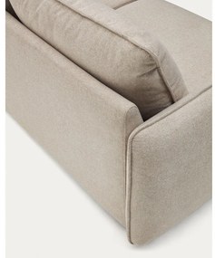 Béžová rozkladacia pohovka 185 cm Carlota – Kave Home