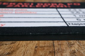 GDmats, Rohožka Čakacia doba 40x60 cm – na von aj na doma, 40x60, šedá