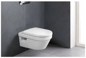 Villeroy & Boch Architectura - Závesné WC 530x370 mm, rimless, alpská biela CeramicPlus 5684R0R1