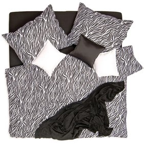 SCANquilt Obliečky KLASIK DESIGN zebra 140x200 cm + 70x90 cm