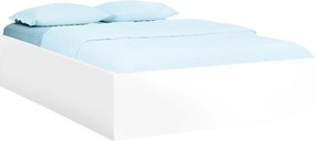 AKCIA Posteľ BELLA 140 x 200 cm, biela II. akosť