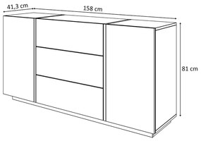 OBÝVACIA STENA / ZOSTAVA SANTINO DUB FLAGSTAFF