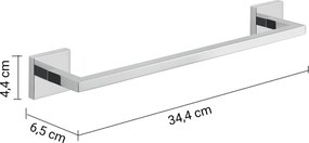 Gedy Gedy, ELBA držiak uterákov 350mm, chróm, A021313