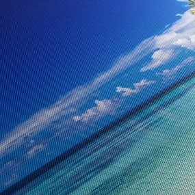 Obraz tropickej pláže (120x50 cm)