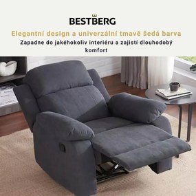 BestBerg BBMCH-1DG / polyuretán/polyester / tmavosivá