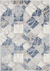 TA Koberec E464A SVETLO SIVÁ/TMAVOMODRÁ ASTHANE