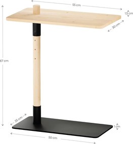 Odkladací stolík z borovicového dreva 30x55 cm Adjust – Karup Design