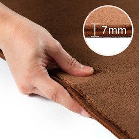 Ayyildiz, Behúň Sky 5400 Brown, 80x250, hnedá, obývacia izba