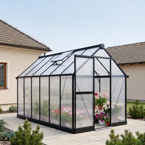 Skleník 210 x 183 x 360 cm, zosilnená konštrukcia, polykarbonát 6 mm