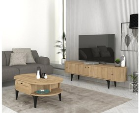 TV stolík/skrinka Sirio TV (dub). Vlastná spoľahlivá doprava až k Vám domov. 1108177