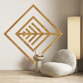 SENTOP | Geometrická drevená dekorácia na stenu – Moderný dizajn | SENTOP HDF0397-B