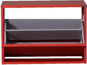 Botník (skrinka na topánky) Tosina 1 (červená). Akcia -13%. Vlastná spoľahlivá doprava až k Vám domov. 1094528