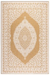 ELLE Decoration koberce Kusový koberec Gemini 106027 Ochre z kolekcie Elle – na von aj na doma - 160x230 cm