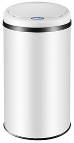 InternetovaZahrada Bezdotykový odpadkový kôš s USB 30 L - biely
