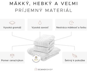 Uterák Comfort 50 x 100 cm svetlozelený, 100% bavlna