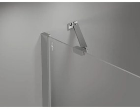 Mexen, Mexen Mist Duo sklápací sprchový kút 115 x 105 cm, priehľadný, chróm - 8A4-115-105-01-00