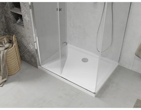Mexen Lima sprchovací kút 80x100cm, 6mm sklo, chrómový profil - číre sklo + Slim sprchová vanička - 856-080-100-00-00-4010