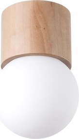 Biele/v prírodnej farbe stropné svietidlo so skleneným tienidlom ø 12 cm Surtur – Sollux