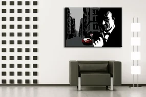 Ručne maľovaný POP Art obraz James Bond | rôzne rozmery
