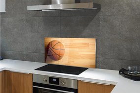 Sklenený obklad do kuchyne Loptu do koša na podlahe 140x70 cm