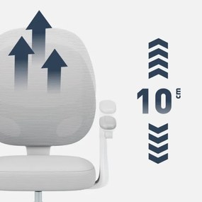 Detská otočná stolička Mark Adler Junior 3.1 Grey