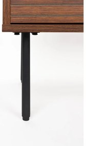 Hnedá komoda v dekore orecha 110x74x40 cm Stripes – White Label