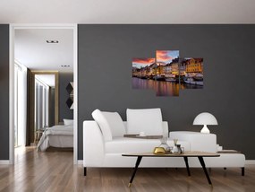Obraz - Nyhavn, Kodaň (90x60 cm)